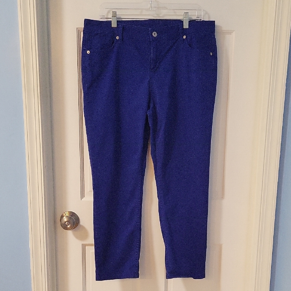 Liz Claiborne Straight Leg Jeans in Royal Blue